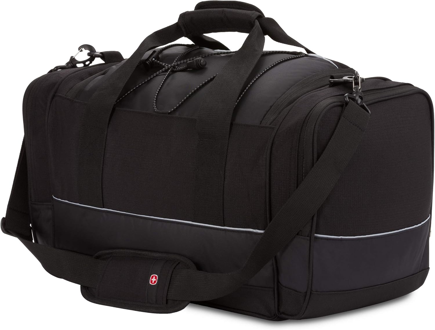 SwissGear Apex Duffle Bag for Travel and Gym with Bungee-Cord System - Image 7